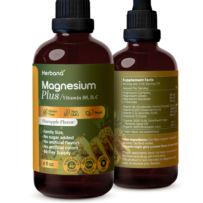 Magnesium Plus Pineapple Drops